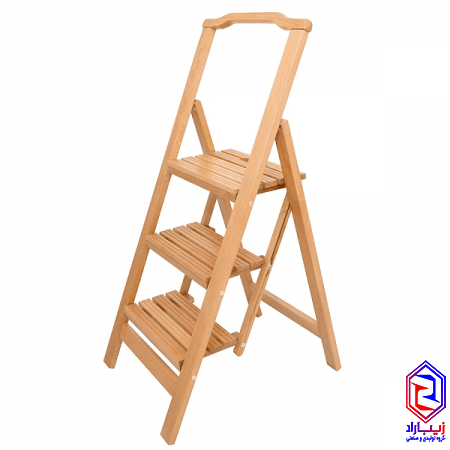 خرید مستقیم نردبان چوبی تاشو از فروشنده معتبر